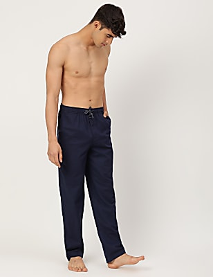 Cotton Blend Striped Shorts