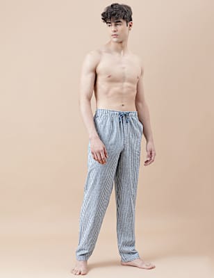 Cotton Mix Striped Relaxed Fit Pyjama