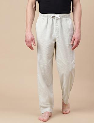 Cotton Mix Plain Relaxed Fit Pyjama