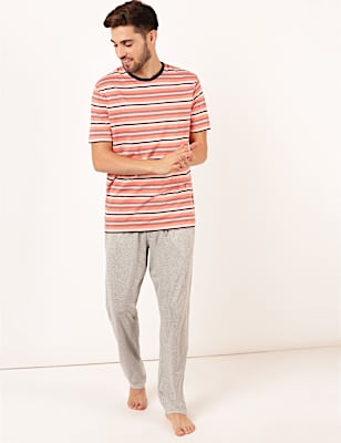 2 Pack Pure Cotton Long Pant And Top Set