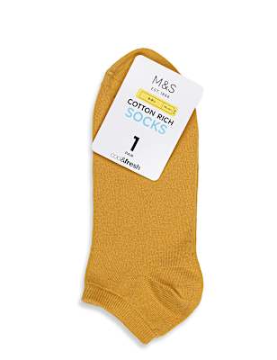 1Pk Solid Ankle Socks