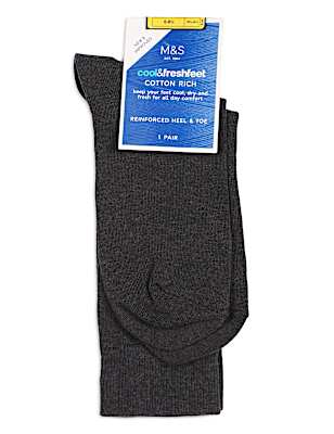 Cotton Mix Plain Socks