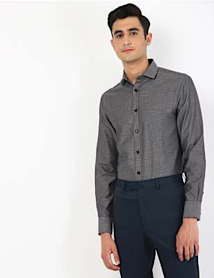 Limited Herringbone Dobby Shirt