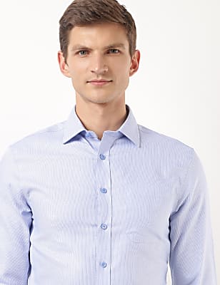 Pure Cotton Printed Spread Collar Shirt