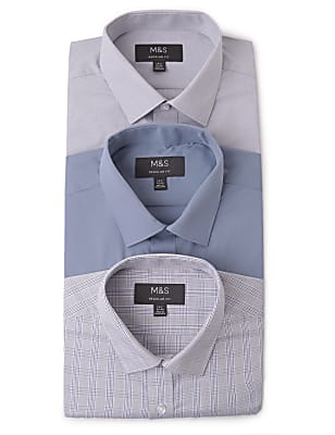 3PK Easy To Iron  Shirt