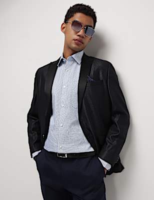 Pure Cotton Textured Full Sleeves Shirt