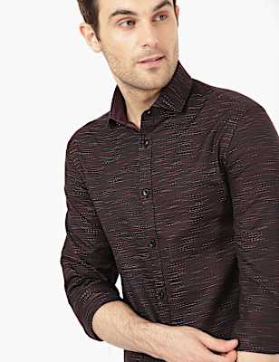 Space Dyed Structured Shirt