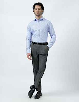 Pure Cotton Micro Check Shirt