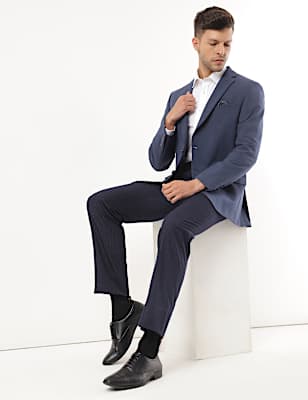 Plain Lapel Collar Blazer