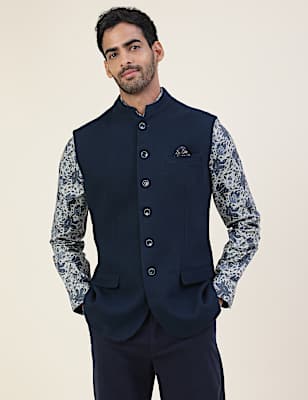 Premium Wool Rich Tailored Fit Waistcoat