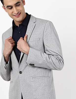 PV Textured Suit with Stretch