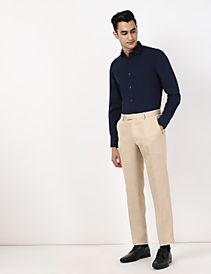 Linen Viscose Solid Trouser