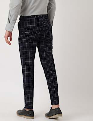 Checkered Regular Fit Trouser
