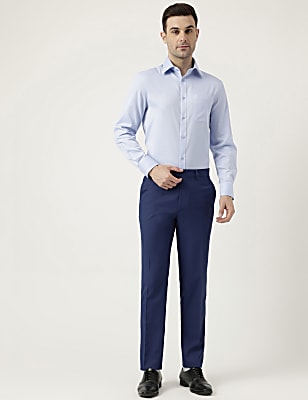 Slim Fit Solid Trousers