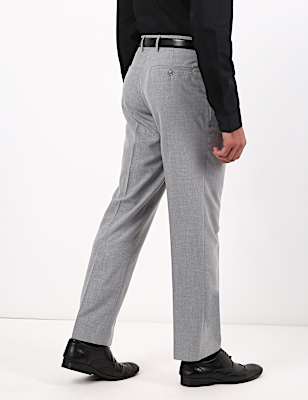 Plain Dark Navy Slim Fit Trouser