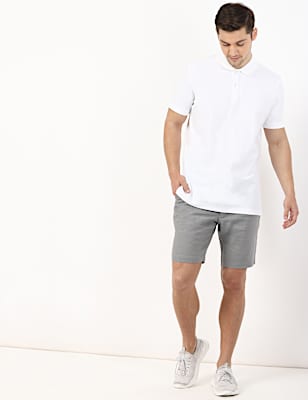 Linen Blend Regular Fit Short