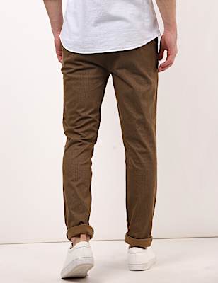 Blue Harbour Slim Fit Printed Chinos