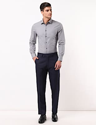 Slim Fit Check Trouser