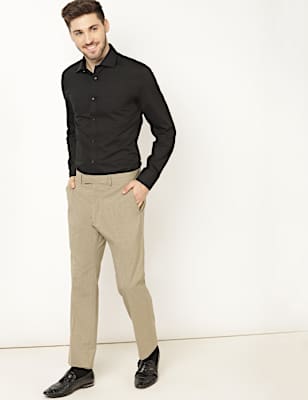 Plain Slim Fit Trouser