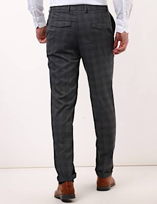 Check Skinny Fit Trouser