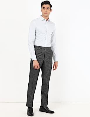 Gingham Slim Fit Trouser