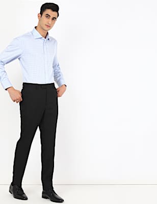 Gingham Slim Fit Trouser