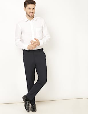 Bi Stetch Plain Slim Fit Trouser