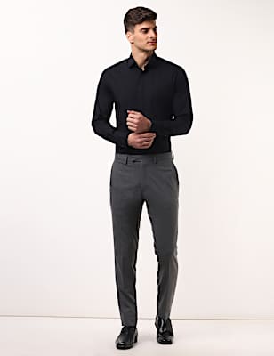 Bi-Stretch Skinny Fit Trouser With Active Waistband