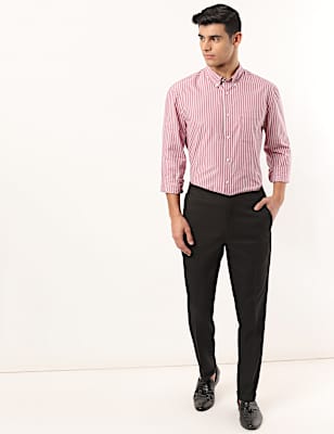 Plain Slim Fit Trouser