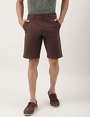 (Cotton Blend) Regular Fit Shorts