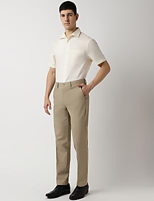 Cotton Rich Plain Chinos