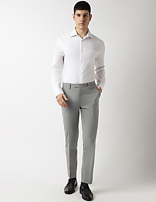 Slim Fit Striped Trousers