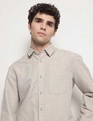 Linen Rich Relaxed Fit Shirt