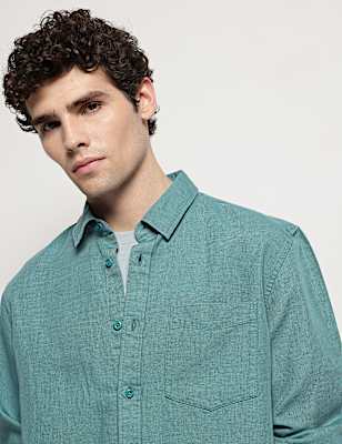 Linen Rich Relaxed Fit Shirt