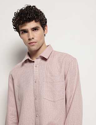 Linen Rich Relaxed Fit Shirt