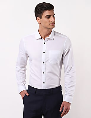 Pure Cotton Textured Shirt