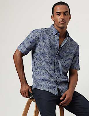 Relaxed Fit Pure Cotton Printed Shirt