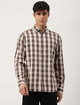Flannel Brushed Cotton Check Shirt