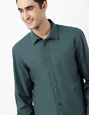 Pure Cotton Soft Touch Solid Shirt