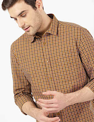 Pure Cotton Check Shirt