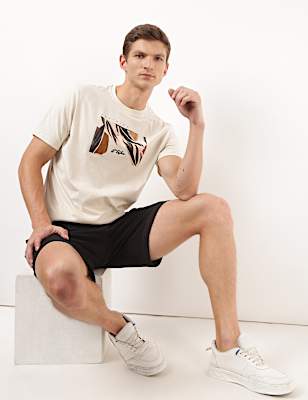 Cotton Mix Plain Regular Fit Short