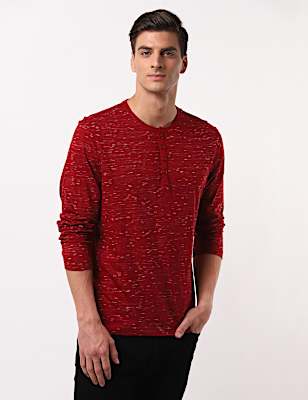 Long Sleeve Henley Tee
