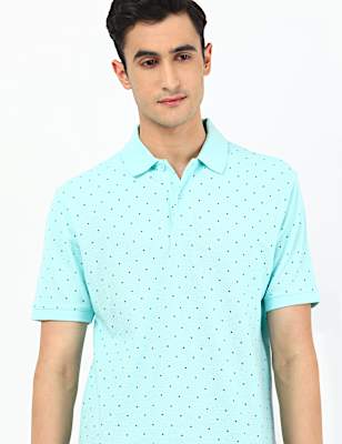 Printed Polo T-Shirt