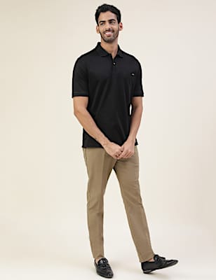 Premium Autograph  Jacquard Collar Polo
