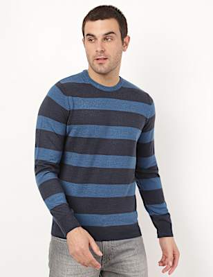 Striped Round Neck Jumper