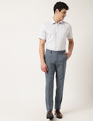 Plain Slim Fit Trouser