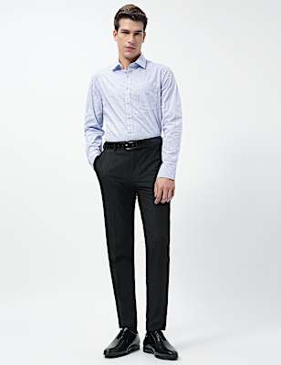 Slim Fit Stripes Trousers