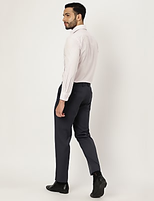 Regular Fit Crease Resistant Trousers