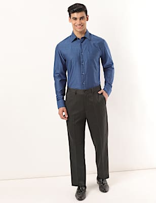 Crease Resistant Regular Fit Design Trouser