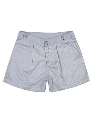 Cotton Pleated Shorts